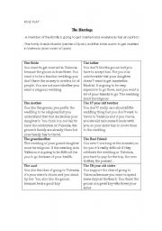 English Worksheet: The Marriage