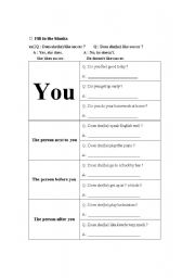 English Worksheet: practice do & does