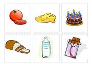 English Worksheet: Food & drinks FLASHCARDS