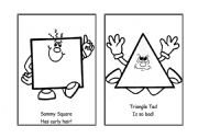 English Worksheet: SHAPES Chanting Cards, Part 2