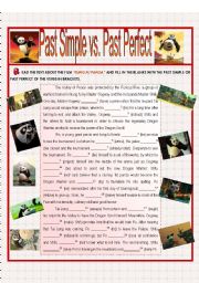 English worksheets: Kung Fu Panda song Everybody was kung fu fighting Carl Douglas version