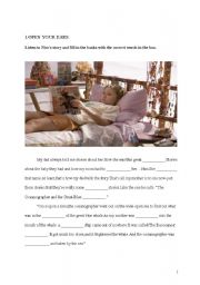 English Worksheet: movie - listening,vocabulary,true-false,who said,correct order - NMS ISLAND (2008)