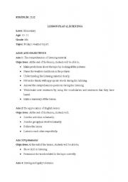 English Worksheet: Weather Report-Listening plan