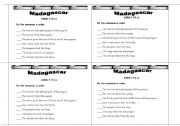 English worksheet: Madagascar 