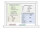 English Worksheet: Verb be and contraction of negaive form