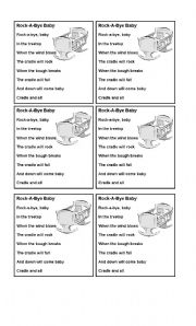 English Worksheet: song