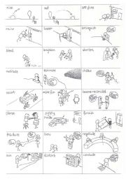 English Worksheet: English Verbs in Pictures - part 24 out of 25 - 