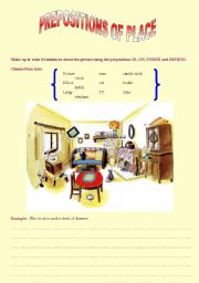 Prepositions of place