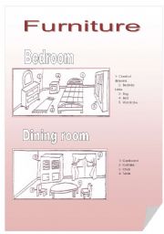 English Worksheet: Furniture