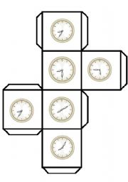 English Worksheet: TIME DICE GAME 1