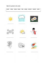 English worksheet: Whats the weather like?