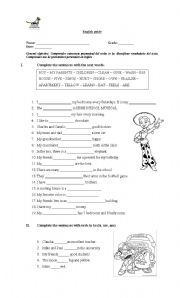 English Worksheet: personal pronouns/ verb to be