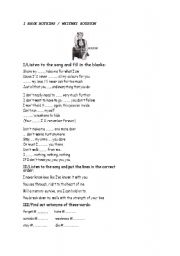 English Worksheet: A song: I have nothing, by Whitney Houston