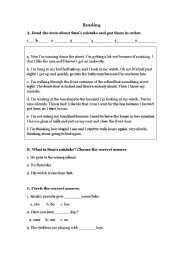 English worksheet: Sams Mistake