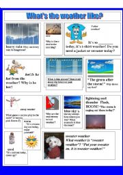 English Worksheet: WEATHER PICTIONARY FOR UPPER INTERMEDIATE # 3