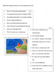 English Worksheet: mini dialogues (present perfect)