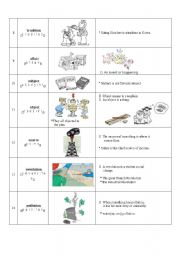 English worksheet: Basic Words (1)-2