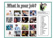 English Worksheet: what is your job?