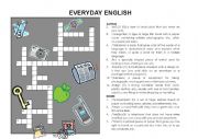 Everyday English Crossword