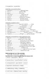 English Worksheet: Comparative & Superlative