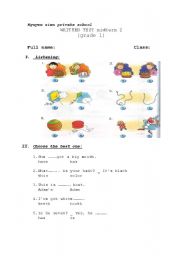English Worksheet: getsetgo test