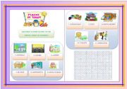 English Worksheet: PLACES IN TOWN