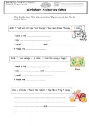English Worksheet: Names of Places