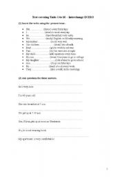 English Worksheet: Worksheet for beginners