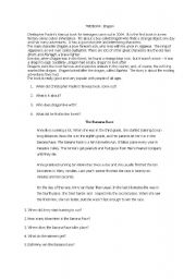 English Worksheet: Reading Passages