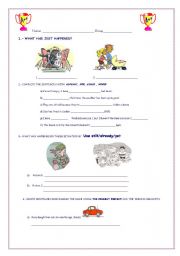 English worksheet: Present Perfect  Test