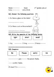 English worksheet: VARIOUS EXERCISES FOR CHILDREN