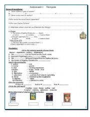 English Worksheet: Revision