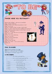 English Worksheet: PAST SIMPLE - EXERCISES - 