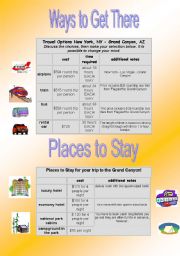 English Worksheet: A TRIP TO THE GRAND CANYON 2/3