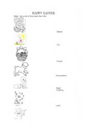 English Worksheet: Happy Easter