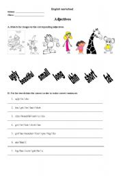 English worksheet: Describing people