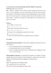 English worksheet: bloody mary