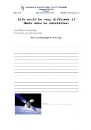 English worksheet: Paragraph writing