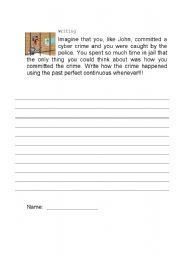 English Worksheet: Cyber crime 