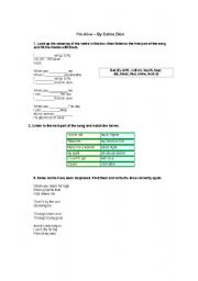 English Worksheet: Im alive - song