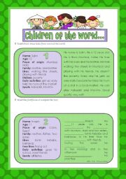 English Worksheet: WRITING IN PROCESS