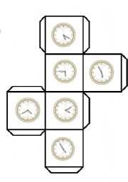 English Worksheet: Time dice game 2