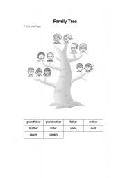 Family Tree (three worksheets)