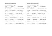 English Worksheet: First Conditional