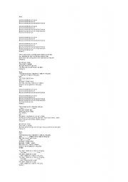 English Worksheet: kiss from a rose