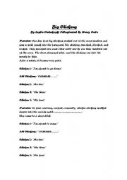 English worksheet: Big Chickens Readers Theater Script