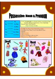 English Worksheet: Possessive Pronouns