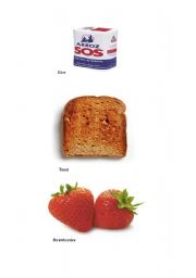 English worksheet: Food flashcard