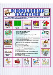 Schoolrooms - Exercises