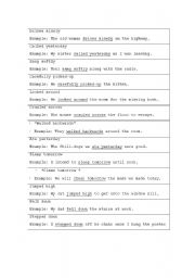 English Worksheet: Verb/Adverb Charades